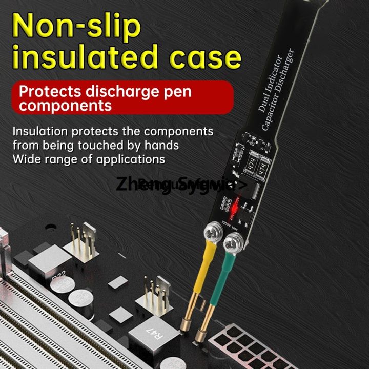 Haodeguiguo Renyuan Capacitor Discharge Pen High Voltage Discharge AC/DC Constant Temperature Affordable High Quality Discharge Maintenance Tool Anti Electric Shock Tool