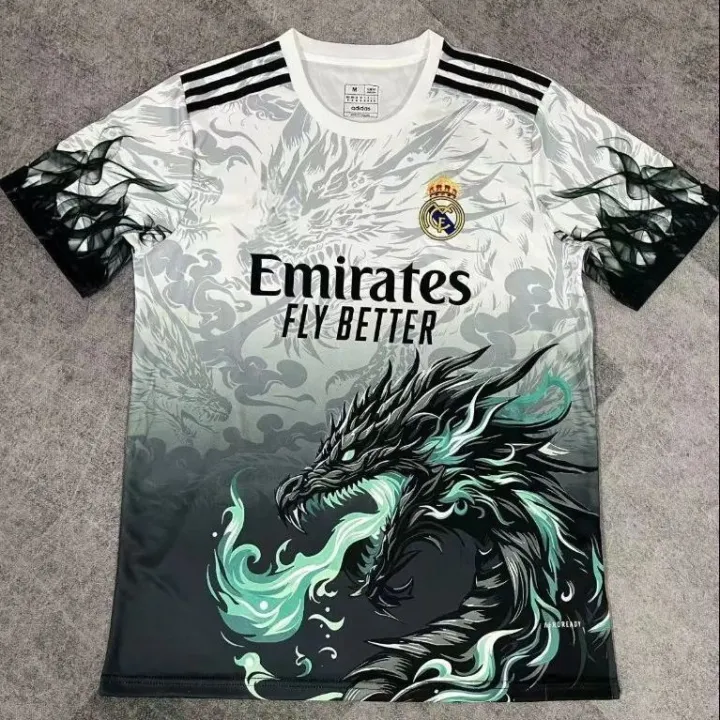 Real%20Madrid%20Jersey%2025%20Special%20Edition%20New%20Football%20Breathable%20Training%20T-shirt%20Dragon%20Pattern%20Sports%20Print%20Quick-Drying%20T-shirt%20-%20Image%209