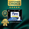 PURE Night Edition 320mm – Overnight Protection Sanitary Pads | 8 Pads | Anion Chip | Sumitomo SAP. 
