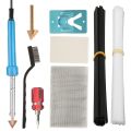 80W Plastic Welding Kit ,Plastic Welder Kit with 40 Rods 1 Mesh Wire Brush Welder Tools. 