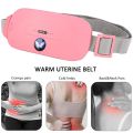 Menstrual Heating Pad, Electric Cramp Relief Waist Belt Device, Heating Pads With 3 Heat Levels And 3 Vibration Massage Modes,menstrual Period, Back Or Belly Pain Relief For Women And Girl. 
