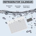 A3 Magnetic Whiteboard Dry Erase Calendar Set for Fridge 17X12 inch. 