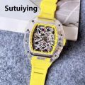 Sutuiying Original Special Offer UTHAI Watch For Men Trendy Sports Fully Automatic Quartz Wristwatch Original Hollow Waterproof For Male Fashion Clock Watches. 
