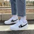 Vogue Women Summer Casual Shoes Flat Lace Up Couple White Sports Shoes Comfortable Hiking Women's Sneakers. 