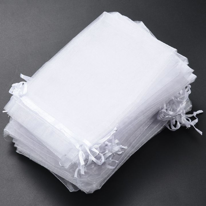 ARELENE%20150%20Pieces%204%20By%206%20Inch%20Organza%20Gift%20Bags%20Drawstring%20Jewelry%20Pouches%20Wedding%20Favor%20Bags%20(White)%20-%20Image%203