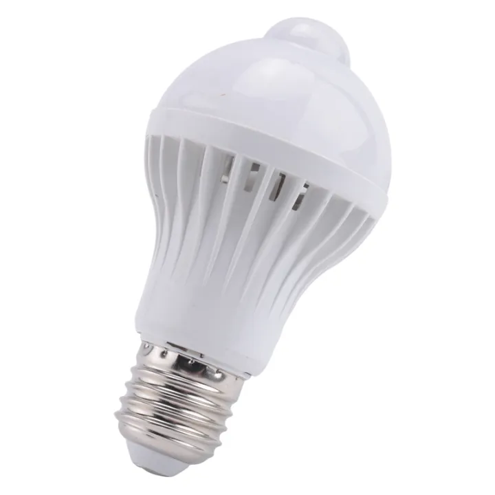Motion Sensor Bulb Human Body Infrared Induction LED Light Bulbs ...