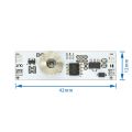 DC 12V Capacitive Touch Sensor Switch Coil Spring Switch LED Dimmer Control Switch 9-24V 30W 3A for Smart Home LED Light Strip. 