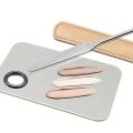 Makeup Mania Stainless Steel Makeup Mixing Plate/ Foundation Mixing palette. 