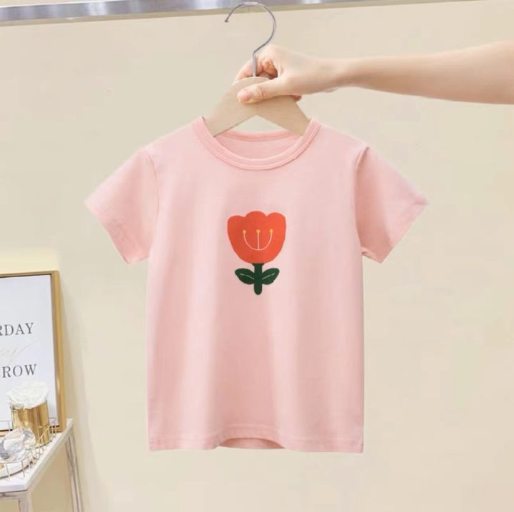 Korean%20children's%20clothing%20for%20girls,%20new%20Korean%20flower%20print,%20short%20sleeves,%20foreign%20style%20baby%20girl,%20forest%20summer%20cool%20T-shirt%20tide%20-%20Image%207