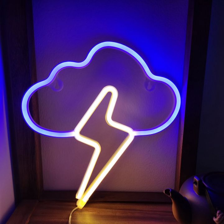 Neon Sign, Cloud Led Neon Light Wall Light Wall Decor, Light Up Neon Sign for Bedroom, Kids Room, Bar, Party, Wedding