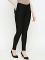 Black Stretchable Jeggings Pants For Women. 
