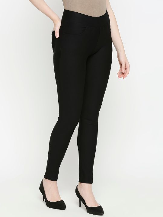 Black%20Stretchable%20Jeggings%20Pants%20For%20Women%20-%20Image%204