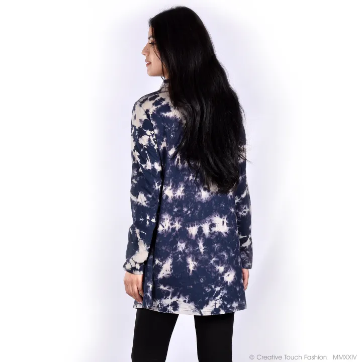 Creative%20Touch%20Fashion%20Navy%20blue%20mix%20Patterned%20Cotton%20Tie-Dye%20Outer%20For%20Women%20WJK4377%20-%20Image%205