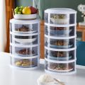 Multifunctional Stackable Insulation Dish Cover Dust Bugs Transparent Food Keeper Anti Cross Flavor Multi Layer Food Cover for Dishes Storage. 
