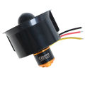 64mm Duct Fan Unit with 4500KV 5 Leaves Brushless Outrunner Motor for RC EDF Jet AirPlane. 