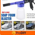 Carwash Rocket Foam Bottle Soap Foam Blaster Nozzle Spray Gun 1L. 