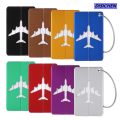 DISICHEN 【Must-Have Gadgets】 Reusable Metal Travel Luggage Tags Aluminium Suitcase Labels with Ropes Bag Tag Stainless Steel Loop Name ID Card for Suitcase. 