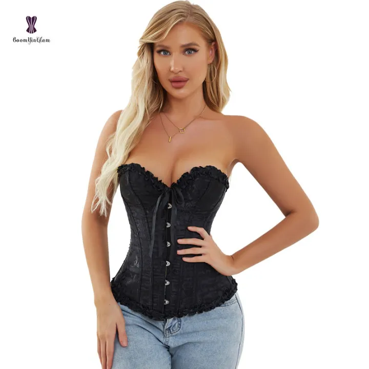 Shapewear%20Overbust%20Corset%20with%2026%20Steel%20Bones%20for%20Hourglass%20Figure%20-%20Image%204