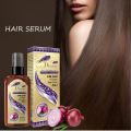 DISAAR 24K Gold & Onion Anti Frizz 2 in 1 Hair Serum Hair  Care 120ml. 
