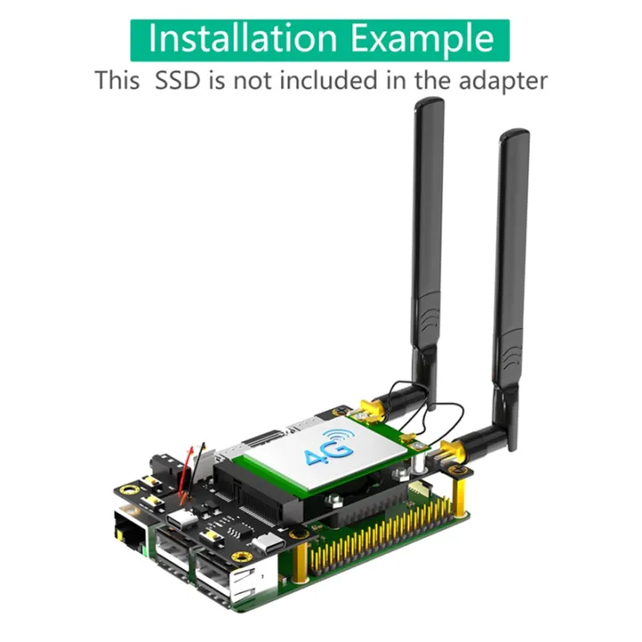 (GGBR)%204G%203G%20LTE%20WWAN%20Modem%20Mini%20PCI-E%20MPCIe%20Wireless%20Module%20Adapter%202%20Nano%20SIM%20Card%20Holder%20Antennas%20for%204%203%202%20B+%20-%20Image%204