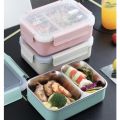 Japanese Style Air Tight And Leakproof Water Injection Food Containers With Two Compartments 1200ml. 