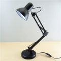 YCLZNB Wrought Iron Desk Lamp with E27 Bulb Socket and Key Switch – Stylish and Modern Table Lamp for Various Spaces Including Living Rooms, Bedrooms, and Studies, Without Light Source. 