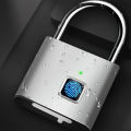 Smart Padlock With Fingerprint Sensor. 