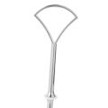 2 3 Tier Cake Plate Stand Heavy Metal Center Handle Fitting Hardware RodShape:Fan Color:Silver Amount:2 Sets. 