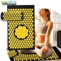 Difutagui Fifty percent discount Acupressure Mat Kuznetsov's Applicator Yoga Mats Cushion Sensi Massage Body Pillow Foot Massager Mat With Needle Fitness Pilates. 