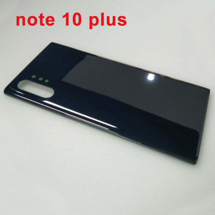 IPARTSEXPERT Glass Housing Cover with Adhesive Sticker for Samsung Galaxy Note 10 Plus