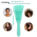 Sutuiying Hair Comb Detangling Brush Scalp Massage Hair Brush Detangler Brush Portable for Curly Hair Thick Hair Octopus Hairbrush Women Men Salon. 
