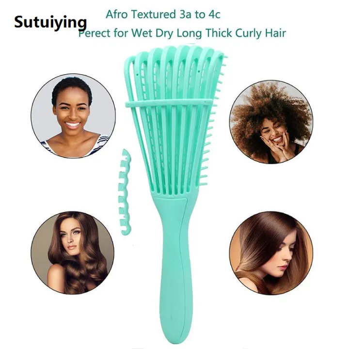 Sutuiying%20Hair%20Comb%20Detangling%20Brush%20Scalp%20Massage%20Hair%20Brush%20Detangler%20Brush%20Portable%20for%20Curly%20Hair%20Thick%20Hair%20Octopus%20Hairbrush%20Women%20Men%20Salon%20-%20Image%204