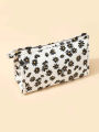 VaryGood Daisy Print Multipurpose Zippered Cosmetic Storage Bag. 