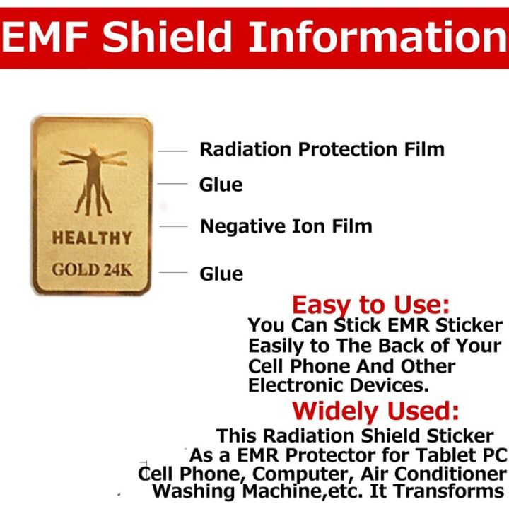 Emf Protection Cell Phone Sticker Anti Radiation Protector Sticker ...