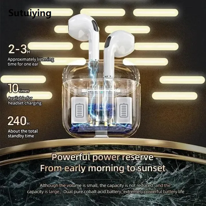 Sutuiying%20PRO4%20Wireless%20Bluetooth%20Earphones%20Headphones%20Outdoor%20Sport%20Headset%20New%20style%205.3%20With%20Charging%20Bin%20Display%20Touch%20Control%20Earbuds%20for%20Muisc%20-%20Image%206
