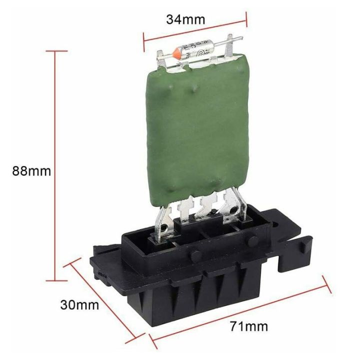NAMUNY%20Car%20Heater%20Motor%20Blower%20Resistor%20for%20for%20Corsa%20D%20Mk3%2013248240%20Heater%20Fan%20Blower%20Resistor%20-%20Image%204