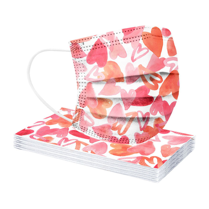 10pcs%20Valentine's%20Day%20Disposable%20Face%20Mask%20For%20Adult%20Couples%20Valentines%20Masks%20With%20Design%20Cute%20Masks%20Pm2.5%20Protection%20Masken%20-%20Image%204