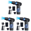 3X Compressed Air Duster,180000RPM Dryer Blower,3 Gear Electric Air Duster,for Car Dry,Keyboard Computer Cleaning. 