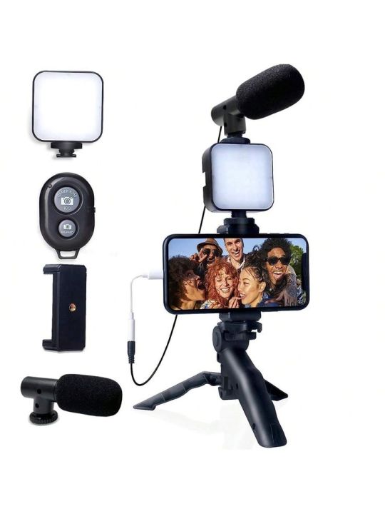 Video Vlogger Kit & Microphone – Complete Vlogging Setup for YouTube ...