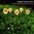 LED Solar Ball Lights 1P65 Waterproof Luminous Copper Wire Solar Garden Light Pathway Lights For Garden Lawn Decoration. 