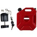 1Set 5L Fuel Tanks Plastic Car Mount Motorcycle Gas Can. 
