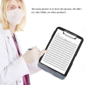 Clip Board Organizer Clipboards with Storage Nursing Clipboard Foldable File Folder Plastic Clipboard (Orange) Easy Install. 