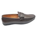 Plain Coffee Color Loafer Shoes For Boys. 