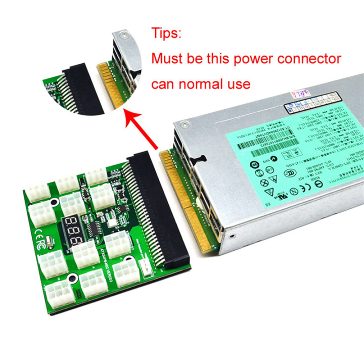 Cluellp-2X%20Breakout%20Board%2012%20Port%206Pin%20LED%20Display%2012V%20Power%20Supply%20Server%20Adapter%20for%201200W%20750W%20PSU%20GPU%20Miner%20Mining%20BTC%20-%20Image%203