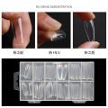 120Pcs Poly Nail Gel Nail Dual Forms Finger Extension UV Builder Nail Tips Tools. 
