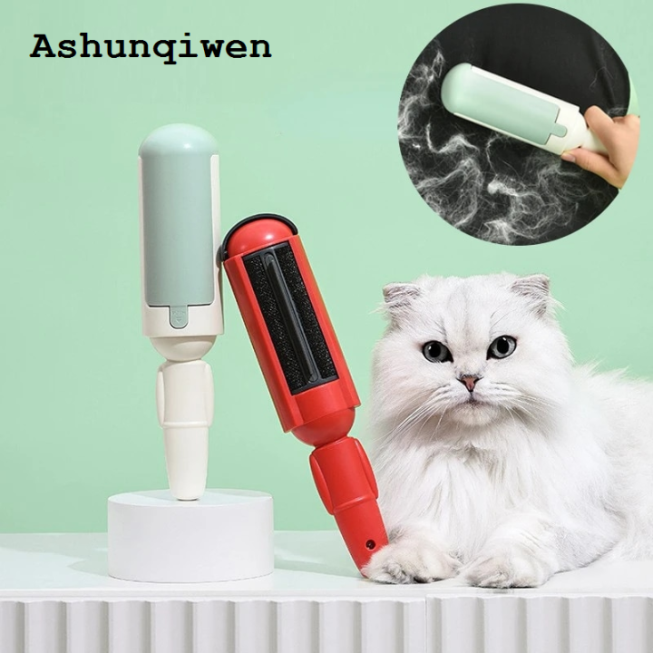 Ashunqiwen%20transparent%20bag%20Multi-purpose%20Pet%20Hair%20Remover%20Clothes%20Electrostatic%20Brush%20Cat%20Dog%20Hair%20Sticker%20Lint%20Roller%20Sticker%20Self-cleaning%20Hair%20Removal%20-%20Image%202