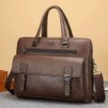 Jeep Buluo Pu Leather Briefcase Bag Laptop Bag Travel Handbags Business Shoulder Bag For Men | Bags For Men. 