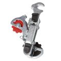 NAMUNY 2X Racing Bicycle Part Silver Tone Metal 3-7 Speed Rear Derailleur. 