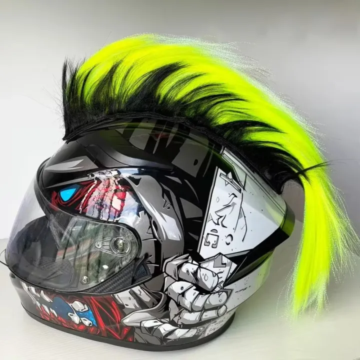 Durable%20Universal%20Mohawk%20Helmet%20Wig%20Lightweight%20with%20Magic%20Sticker%20Motorcycle%20Helmet%20Decorations%20Punk%20Style%20Cockscomb%20Wigs%20-%20Image%205