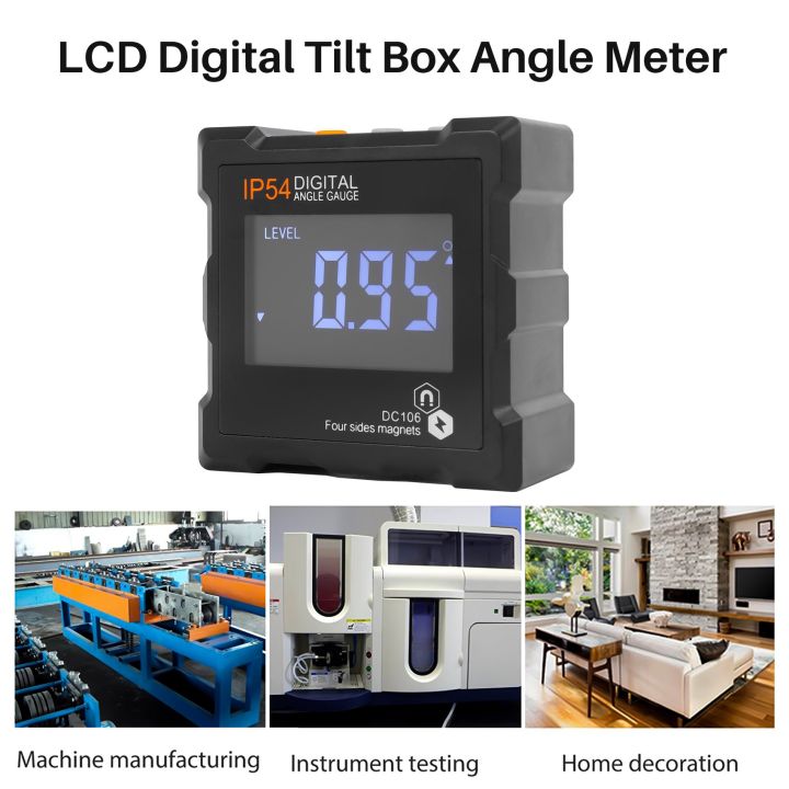 4%20x%2090%20Degrees(0-360%20Degrees)Digital%20Electronic%20Magnetic%20Angle%20Gauge%20Backlight%20Digital%20Level%20Box%20Protractor%20Bevel%20Gauge%20-%20Image%203